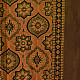 shop Hand Block Printed - Ajrakh Silk Scarf - Brown & Orange