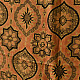 shop Hand Block Printed - Ajrakh Silk Scarf - Brown & Orange