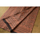 ajrakh printed mul cotton saree