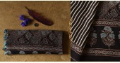 shop Ajrakh Block Printed - Mul Soft Cotton Saree