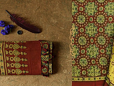 चारु ⚘ Ajrakh Mul Cotton Saree ⚘ 17