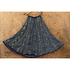 Flowers in a River ~ Ajrakh Skirt {Long}~ 1