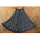 Shop ajrakh indigo long skirt