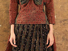 Flowers in a River ~ Traditional Kutchi Blouse ~ 6