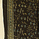 Shop Natural Dyed Ajrakh Block Printed Modal Silk Stole - Black