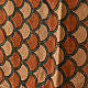 shop Hand Block Printed - Ajrakh Silk Brown Scarf