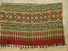 चारु ⚘ Ajrakh Mul Cotton Saree ⚘ 17