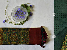 चारु ⚘ Ajrakh Mul Cotton Saree ⚘ 24