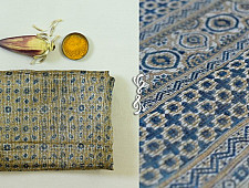 Nandini . नंदिनी ⚘ Organza Ajrakh Saree With Zari Border ⚘ 1