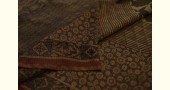 Eri silk ajrakh printed saree 