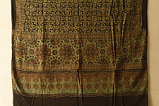 Sakhi . सखी | Ajrakh Block Printed Pure Cotton Dupatta - 19