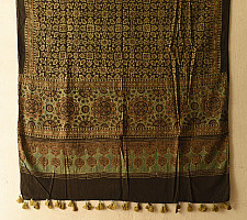 Sakhi . सखी | Ajrakh Block Printed Pure Cotton Dupatta - 19