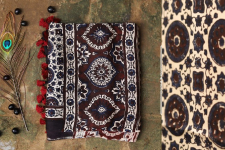 Mora ❉ Modal silk ❉ Ajrakh Dupatta ❉ 7