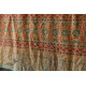 buy Ajrakh Mulberry Silk Dupatta ~ Natural Dyed