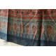 buy Ajrakh Block Printed Mulberry Silk Dupatta