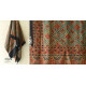 buy Ajrakh Mulberry Silk Dupatta ~ Natural Dyed