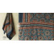 buy Ajrakh Block Printed Mulberry Silk Dupatta