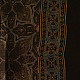 shop Hand Block Printed - Ajrakh Silk Black Scarf