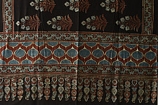 Sakhi . सखी ⁂ Ajrakh Block Printed Pure Cotton Dupatta - 23