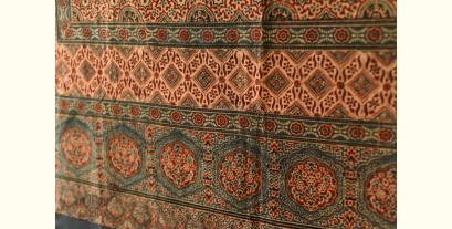 Sakhi . सखी ~ Both Side Block Printed Ajrakh Cotton Dupatta - K