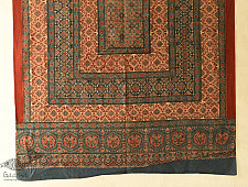 Sakhi . सखी ~ Both Side  Ajrakh Printed Cotton Dupatta - M