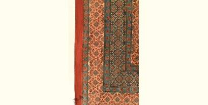 Sakhi . सखी ~ Both Side  Ajrakh Printed Cotton Dupatta - M