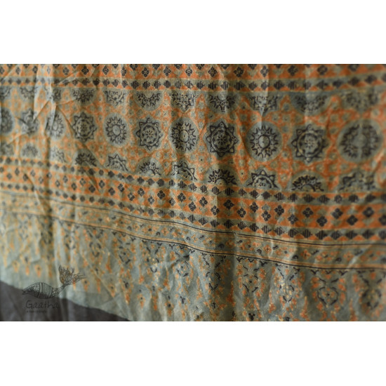 buy Ajrakh Mulberry Silk Dupatta