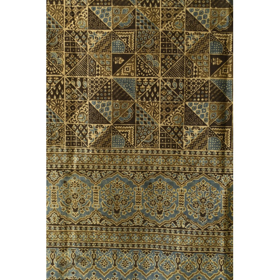 shop Ajrakh Block Printed Pure Cotton Dupatta