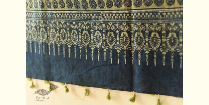 Sakhi . सखी ~ Ajrakh Block Printed Pure Cotton Dupatta - H
