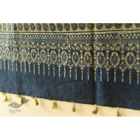 shop Ajrakh Block Printed Pure Cotton Dupatta