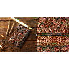 Sakhi . सखी ~ Both Side Block Printed Ajrakh Cotton Dupatta - K