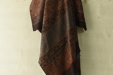Sakhi . सखी ⁂ Ajrakh Block Printed Pure Cotton Dupatta - 24