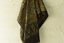 Sakhi . सखी ⁂ Ajrakh Block Printed Pure Cotton Dupatta - 28