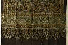 Sakhi . सखी ⁂ Ajrakh Block Printed Pure Cotton Dupatta - 28