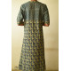 shop Ajrakh Block Printed Cotton Dress