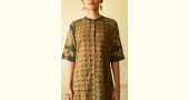 shop Ajrakh Block Printed Flared Cotton Dress