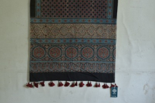 Dhvani . ध्वनि ❋ Cotton Ajrakh Stole ❋ 13