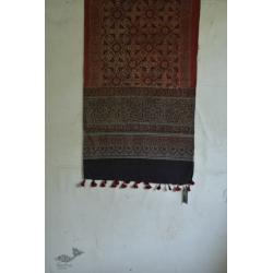 Dhvani . ध्वनि ❋ Cotton Ajrakh Stole ❋ 19