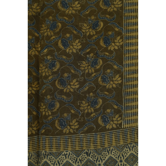 shop Ajrakh Block Print ~ Handloom Linen Stole