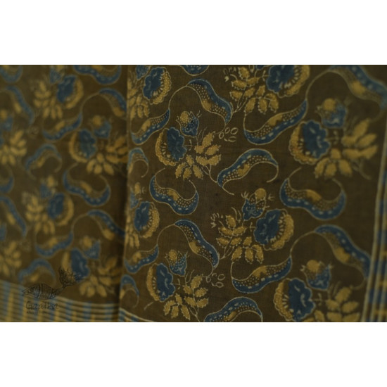 shop Ajrakh Block Print ~ Handloom Linen Stole