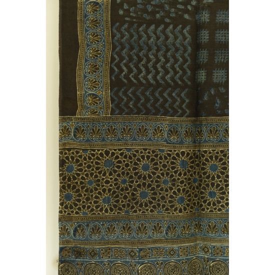 shop Ajrakh Hand Block Printed ~ Linen Stole