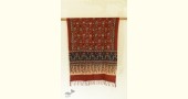 shop Handloom Linen - Ajrakh Printed Stole