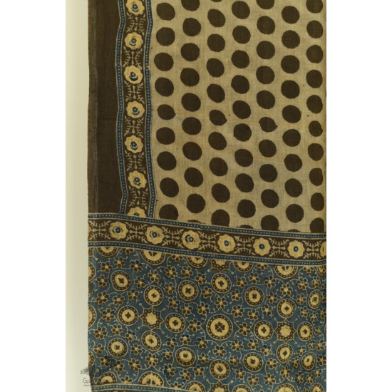 shop Ajrakh Block Print ~ Handloom Linen Stole