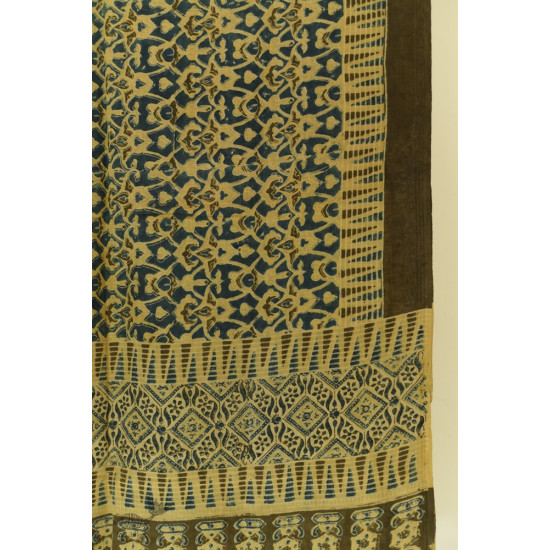 shop Ajrakh Hand Block Printed ~ Linen Stole