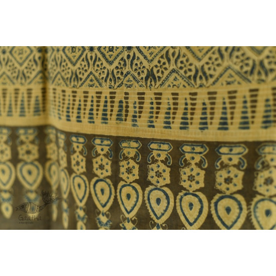 shop ajrakh printed linen stole