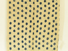 Kafi | Handloom Linen - Ajrakh Printed Stole - Stars