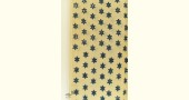 shop Handloom Linen - Ajrakh Printed Stole natural dyed