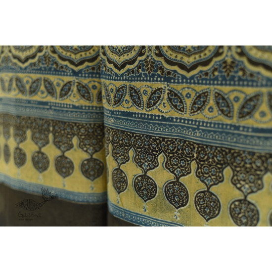 shop Ajrakh Block Print ~ Handloom Linen Stole