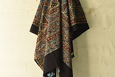 Sakhi . सखी ⁂ Ajrakh Block Printed Pure Cotton Dupatta - 37