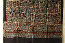 Sakhi . सखी ⁂ Ajrakh Block Printed Pure Cotton Dupatta - 37